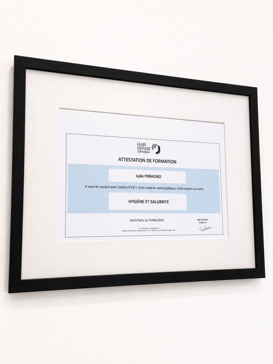 Attestation « Hygiène & Salubrité »